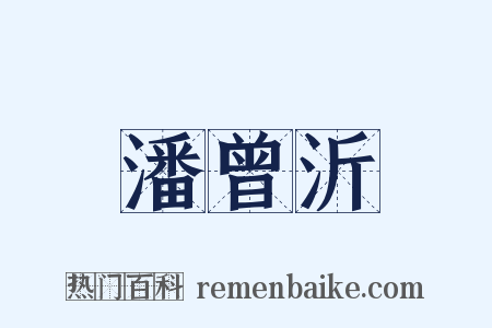 潘曾沂是什么意思的图片